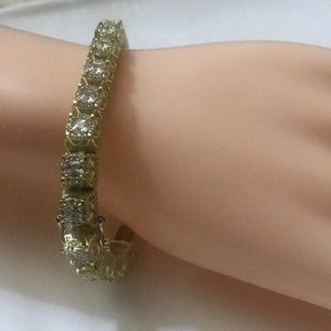 3D design fully v v s Moissan diamonds S 925 gold